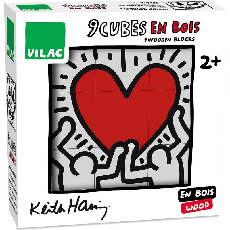 Vilac Cubi Keith Haring Set di 9