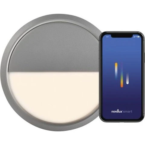 Nordlux Ava Smart Lampada da soffitto LED Grigio 9.5W 600lm IP54