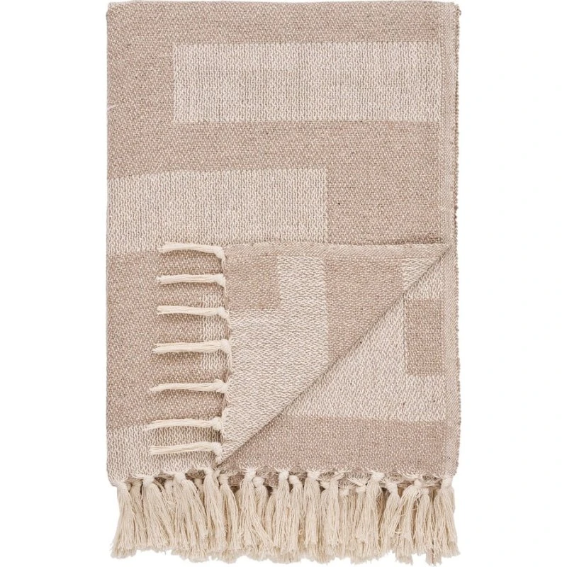 House Nordic Plaid Alana Beige 130x180 cm