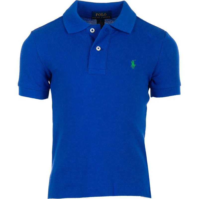POLO RALPH LAUREN Slim Fit Azzurro 100% Cotone