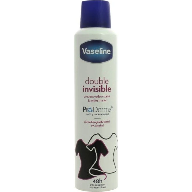 Vaseline Deo Spray 250ml Double Invisible