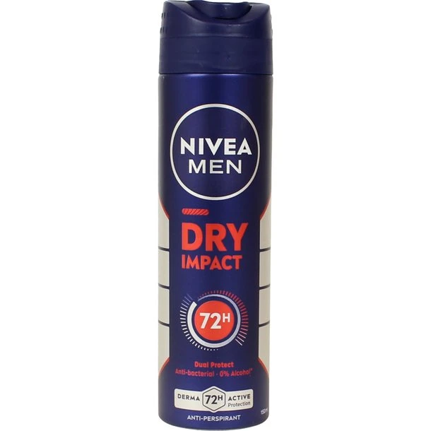 NIVEA Men Dry Impact Deodorante Spray 150 ml