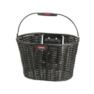 Klickfix Cestino Anteriore Structura Ovale Nero/Marrone