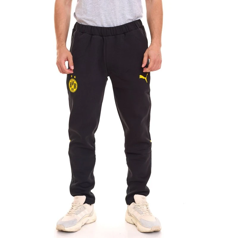 Pantaloni Puma Borussia Dortmund BVB Casuals Nero e Giallo