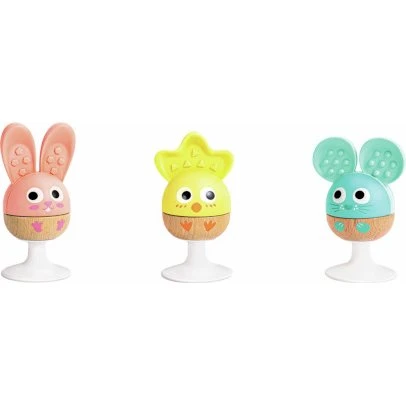 Hape Set Sonagli da Dentizione - Animali Felici