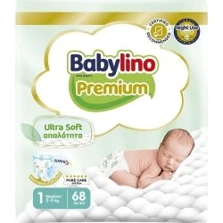 Babylino Premium Pannolini Taglia 1 (68 pezzi)