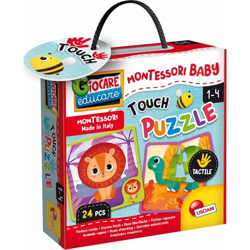 Lisciani Montessori Baby Touch Puzzle 24 Pezzi