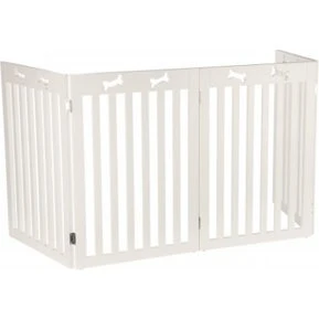 Trixie Cancelletto in MDF Bianco 3 Pannelli