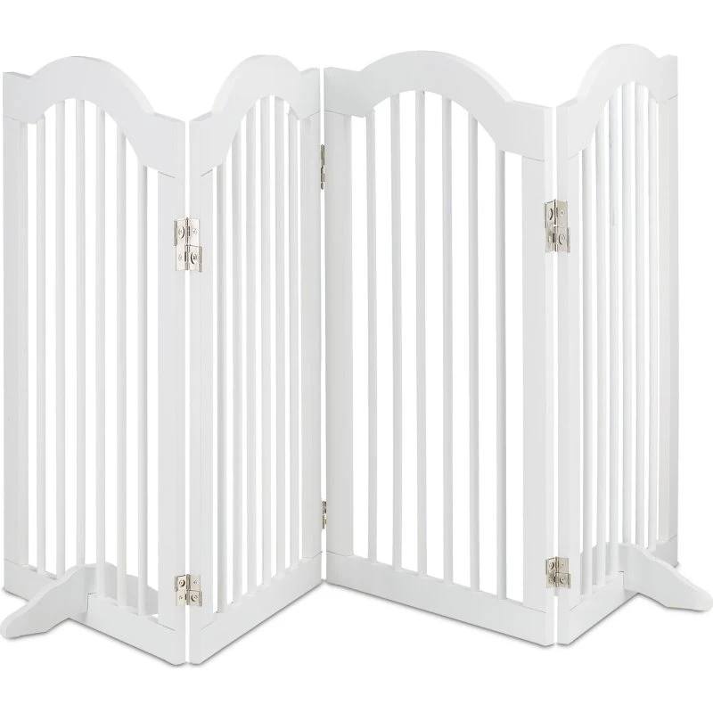 Cancelletto bianco protettivo alto 92 cm a 3 pannelli