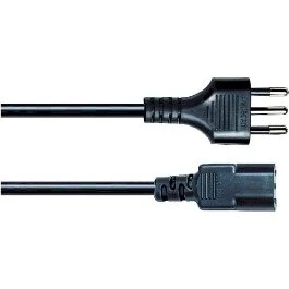 Cavo Alimentazione 10A Italiana VDE 1,8m Nero