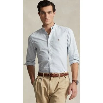 Polo Ralph Lauren Camicia Oxford Slim Fit Blu XL