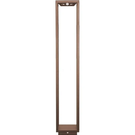 Zafferano Home Solar Lampada da Giardino Corten 100x14 cm