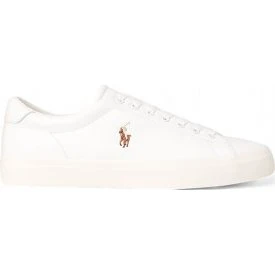 Polo Ralph Lauren Longwood - Sneakers in pelle bianca, taglia 45