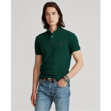 Polo Ralph Lauren Slim Fit in Piqué Verde