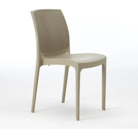 Greta Sedia Impilabile Polipropilene Bianco