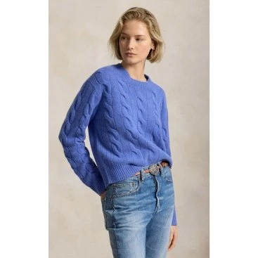 Polo Ralph Lauren Pullover in Lana e Cashmere Blu L
