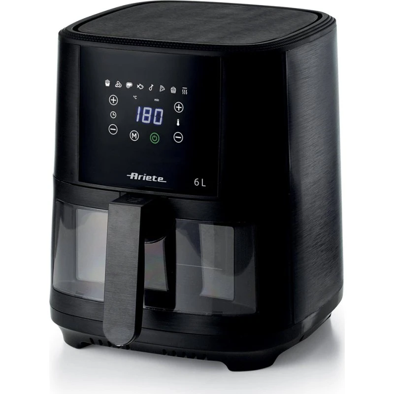 Ariete 4626 Airy Fryer Friggitrice Ad Aria 6L Nero
