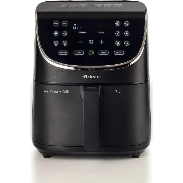 Ariete 4627 Airy Fryer 7L, Friggitrice ad aria 1800W, Nero