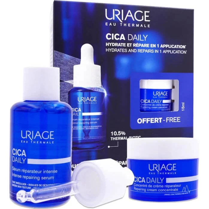 Uriage Cica Siero Quotidiano 30ml + Crema Concentrata 15ml in Omaggio