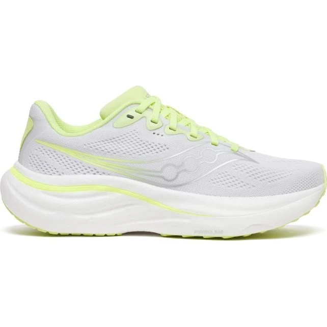 Saucony Ride 19 Scarpe da Corsa Donna - Bianco/Giallo - 37