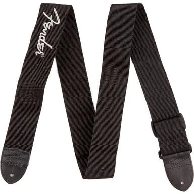 Fender Tracolla per Chitarra 2" Logo Grigio - Nera