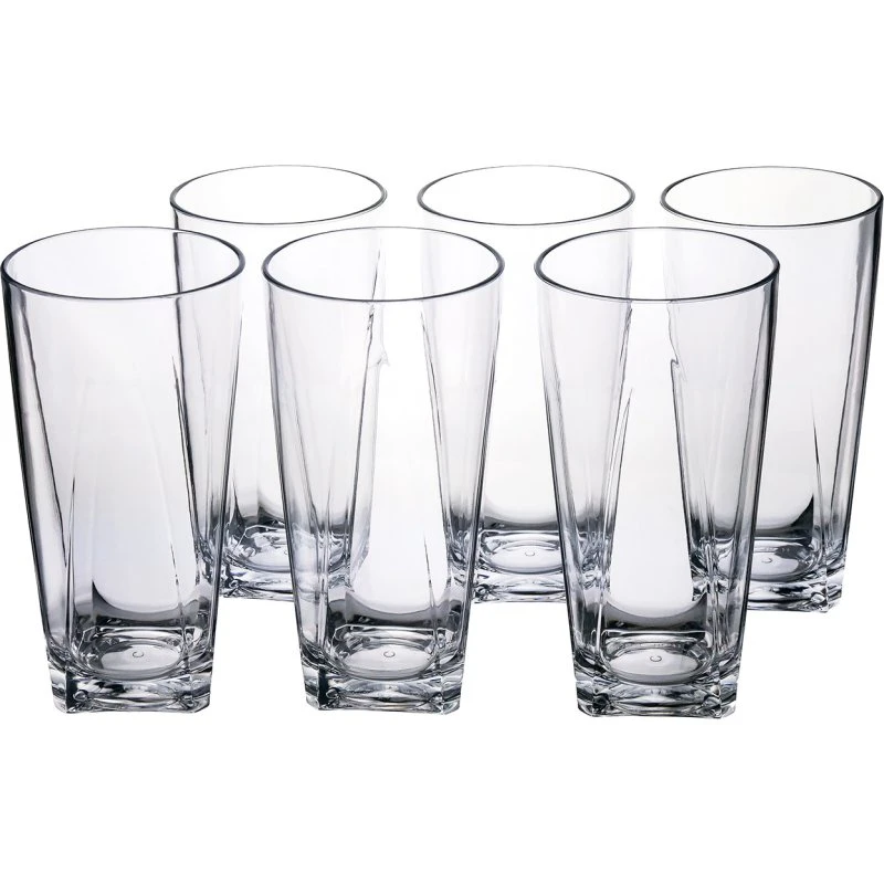 Vesta Party Set 6 Bicchieri Tumbler Alti per Acqua