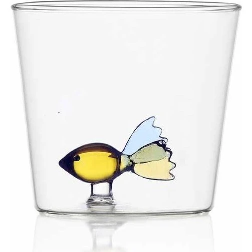 Ichendorf Milano Bicchiere Tumbler Animal Farm Pesce Colorato 35 cl