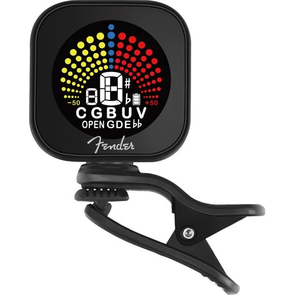 Fender Flash 2.0 Accordatore Clip Ricaricabile con LCD a Colori