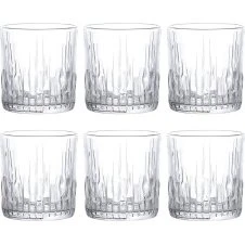 Tognana Set 6 Bicchieri Acqua Vetro Griffe 330 ml