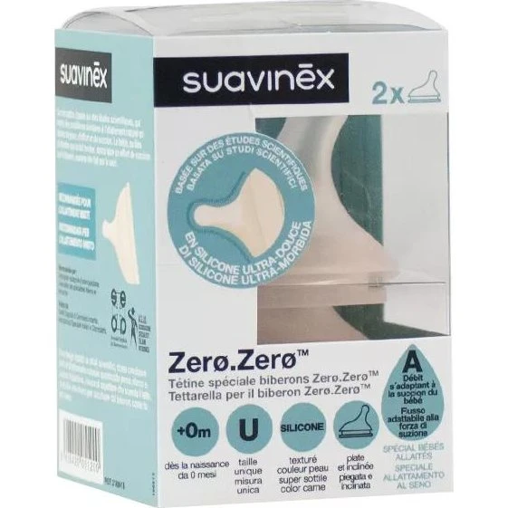 Suavinex Zero.Zero Tettarelle Anticolica 2pz