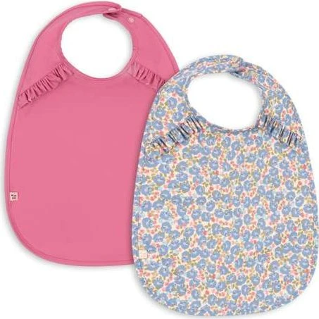 Konges Sløjd 2 Pack Bavaglini con Volant Rosa