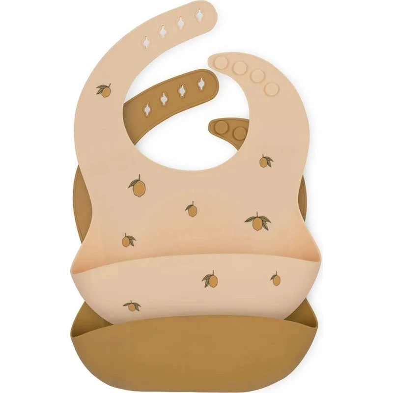 Konges Sløjd Hagesmäkke Silicone 2-Pack Citron/Mandel