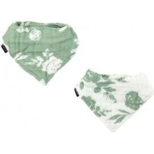 Bebe Au Lait - 2 Bavaglini Bandana Mussola