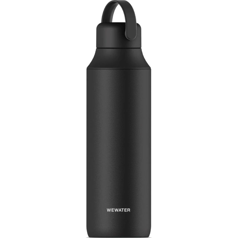 WEWATER Borraccia Termica con Infusore Midnight Black 600 ml