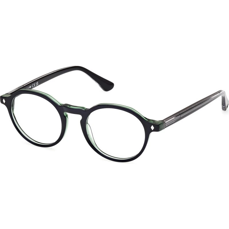 Web WE5440 005 Occhiali da Vista Rotondi in Acetato Nero