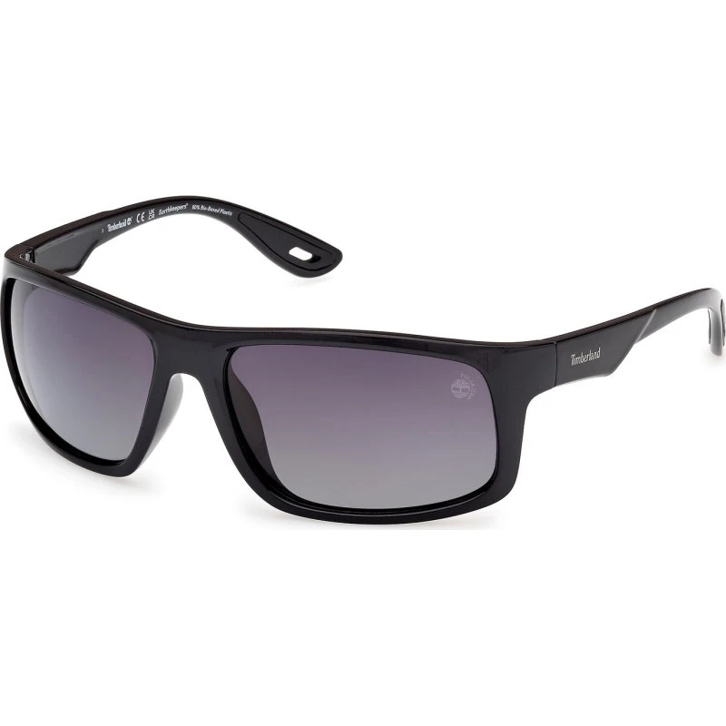 Timberland TB00034 01D Occhiali da Vista Squadrati Neri Fumo
