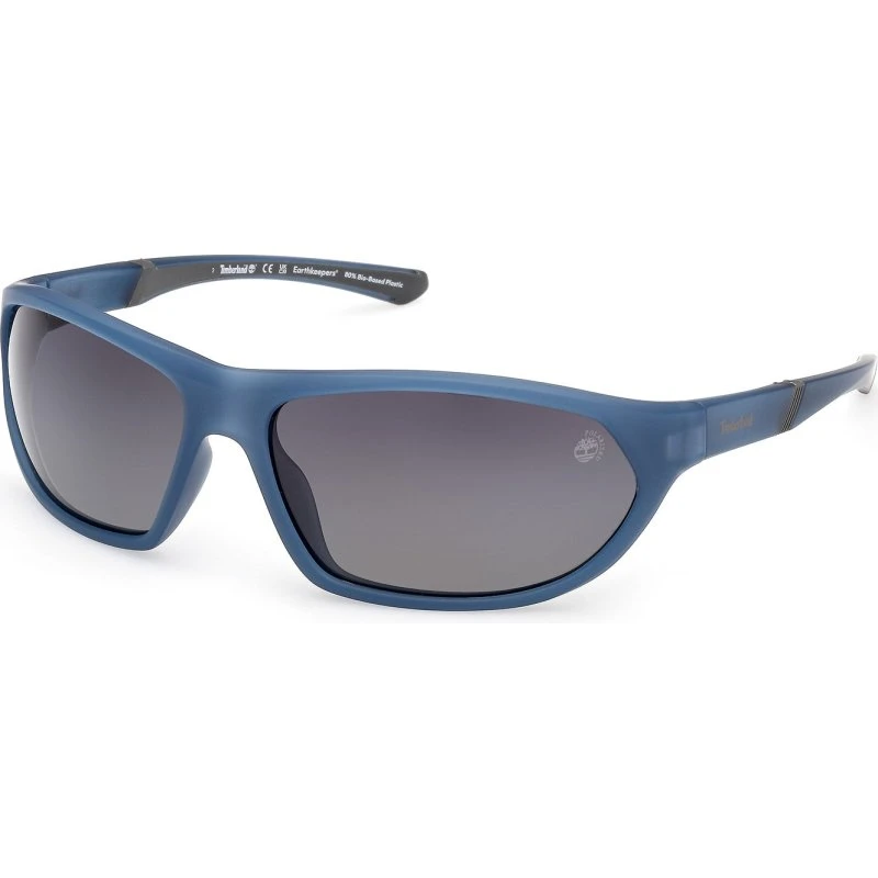 Timberland TB00035 91D Occhiali da Vista Squadrati Blu Fumo