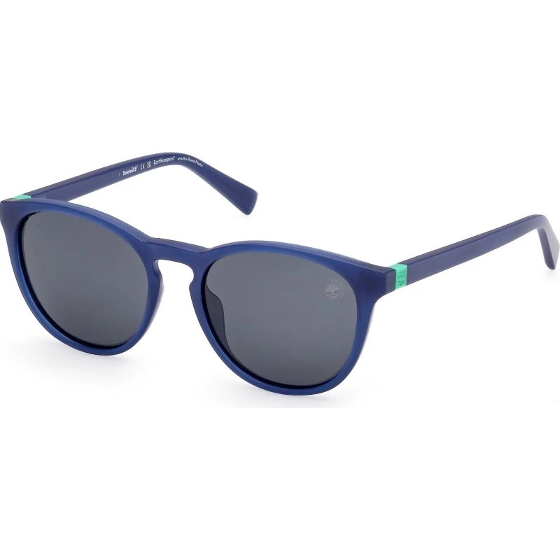 Timberland TB00049 Occhiali da Sole Rotondi Polarizzati Blu