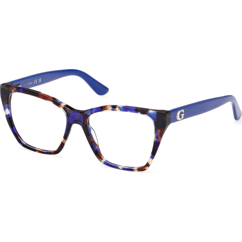 Guess GU50235 092 Occhiali da Vista Donna in Acetato Blu
