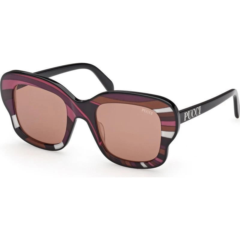 Emilio Pucci Occhiali da Sole EP0220 Multi-colore Marrone