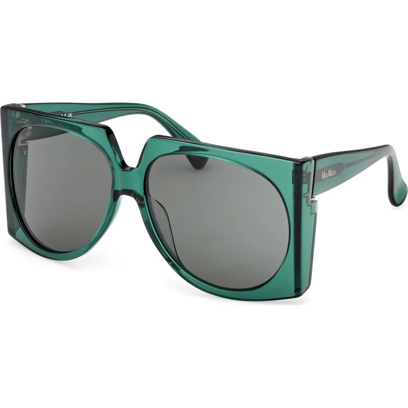 Max Mara MM0133 ANNE Occhiali da Sole Pilot in Acetato Verde