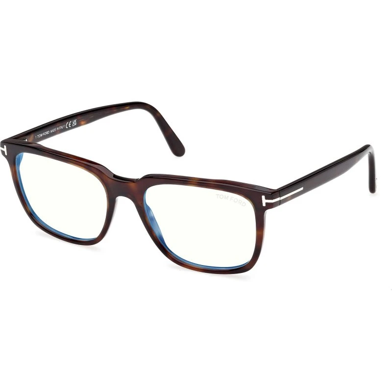 Tom Ford FT6080-B 052 Occhiali da Vista Uomo Acetato Havana