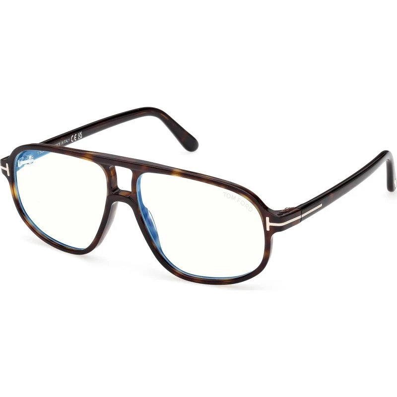 Tom Ford FT6082-B 052 Occhiali da Vista Uomo Acetato Havana