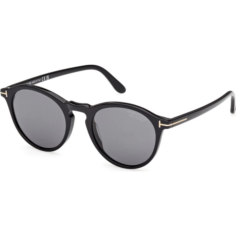 TOM FORD FT0904 Aurele 01D Occhiali da Sole Rotondi Polarizzati
