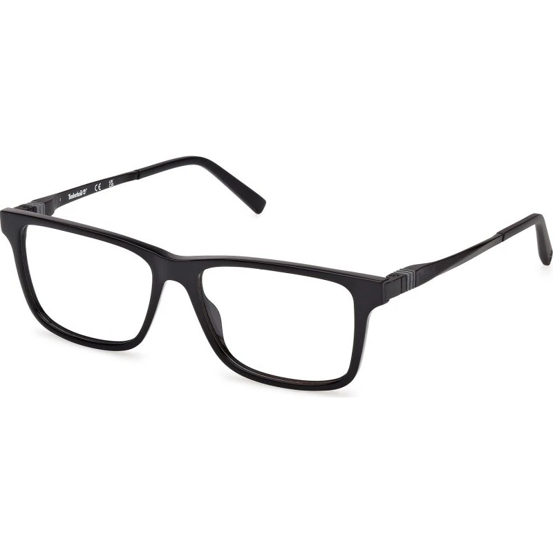 Timberland TB50080 001 Montatura Occhiali Vista Uomo Nera Squadrata