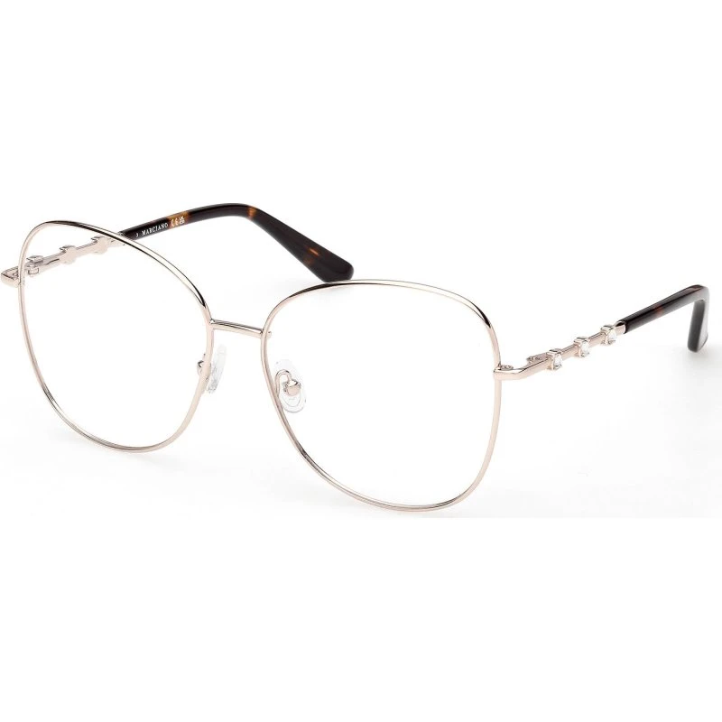 Guess by Marciano GM50044 032 Occhiali da Vista Farfalla Oro