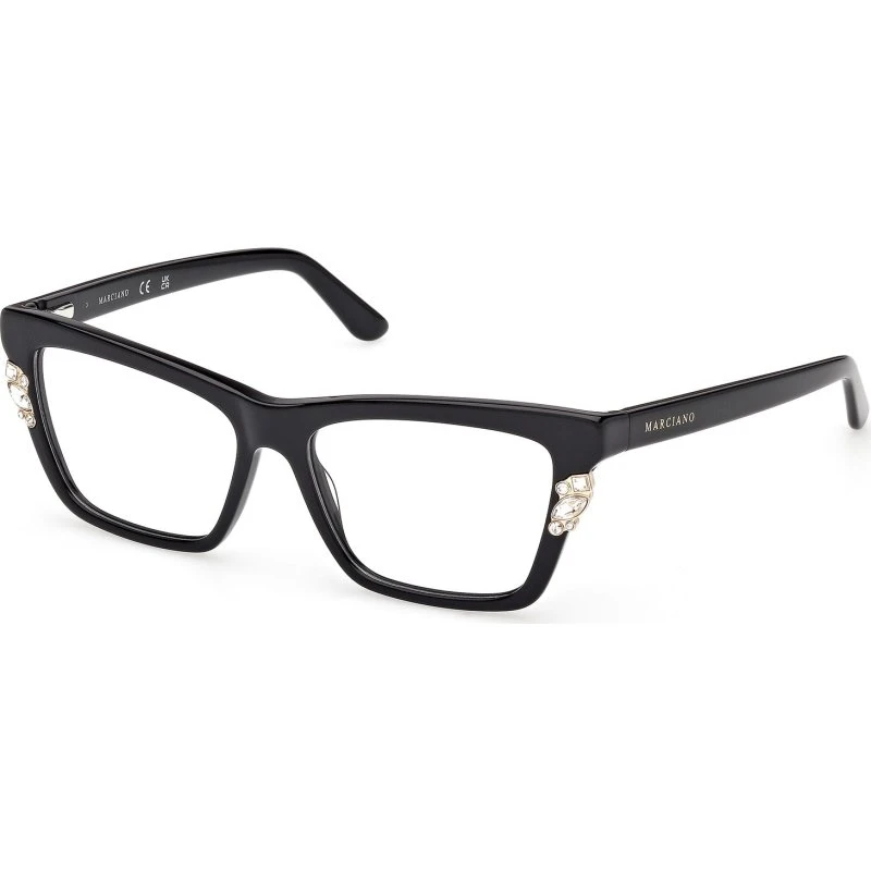 Guess by Marciano GM50048 001 Occhiali da Vista Neri Squadrati