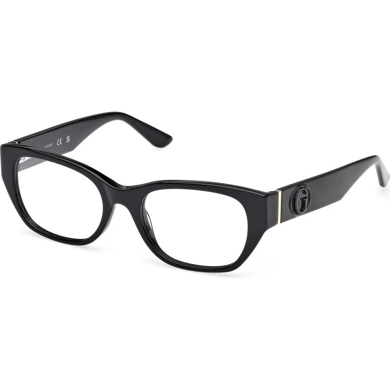 Guess GU50304 001 Montatura Occhiali da Vista Acetato Nero Squadrata