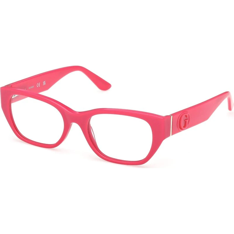 Guess GU50304 072 Occhiali da Vista Rosa Squadrati in Acetato
