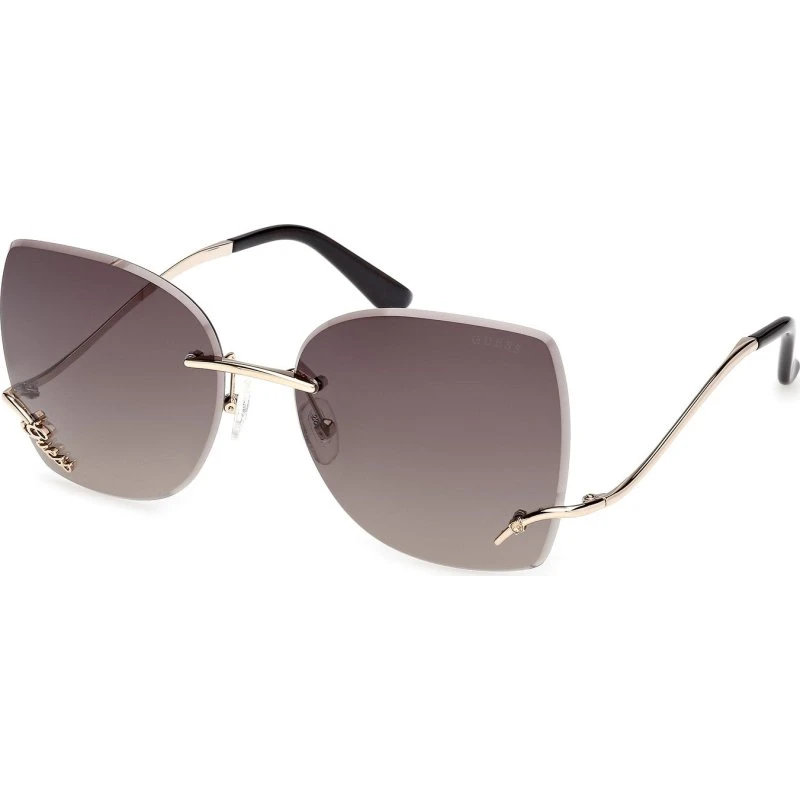 Guess GU00269 Occhiali da Sole Donna - Metallo Oro e Lenti Marroni